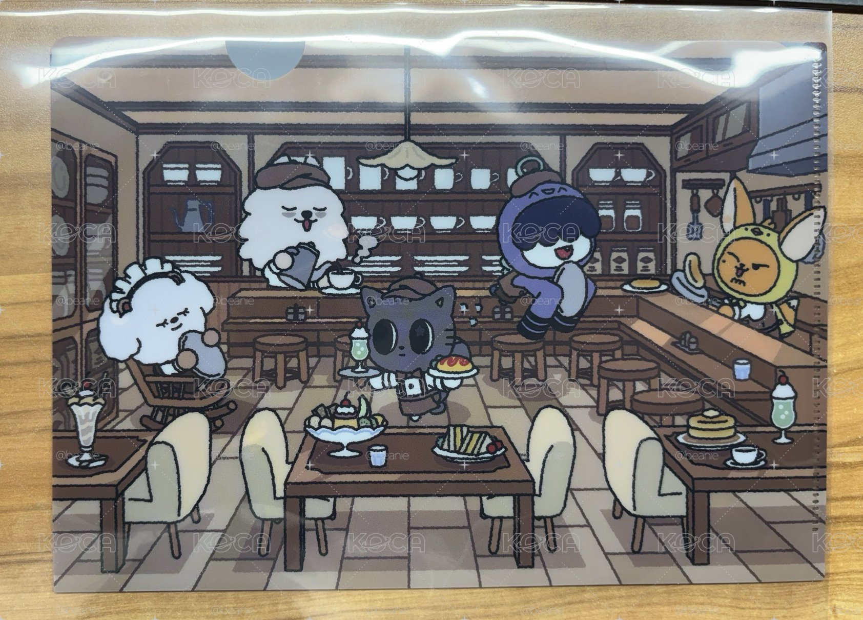 角巴兔咖啡廳 滿額資料夾