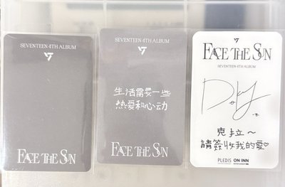 正四簽售、特典卡 （兩張為中背）