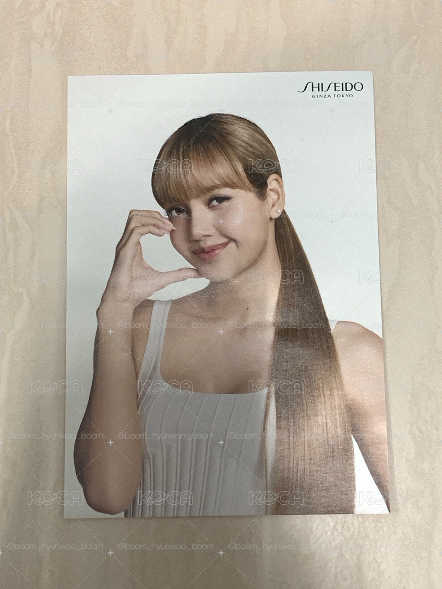 資生堂 x LISA 小海報