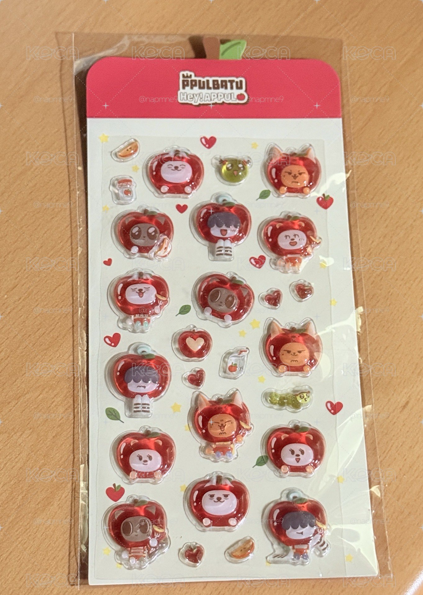 全新現貨 超萌3D貼紙🍎