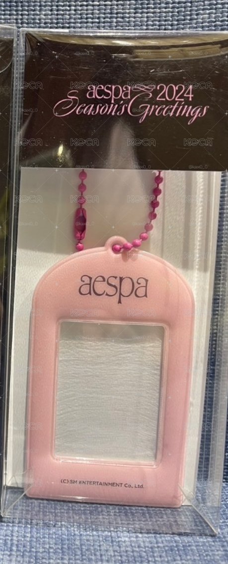 SM 2024 年曆後續週邊 aespa 證件照鑰匙圈 Karina
