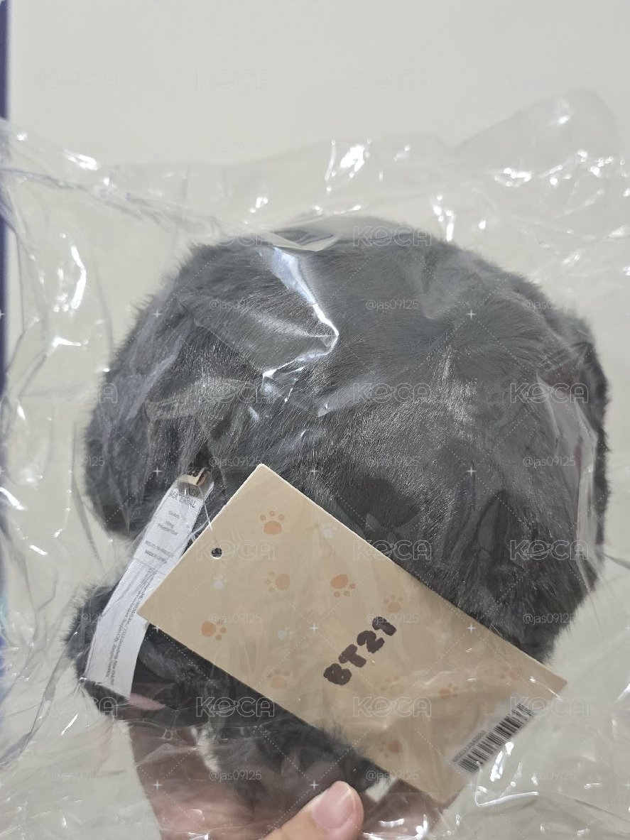 BT21 黑貓坐娃 Shooky