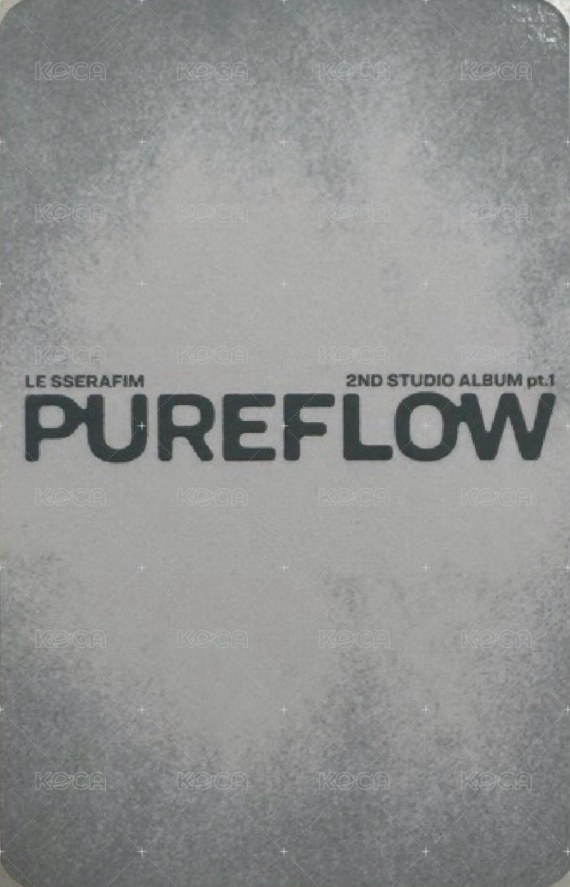 PUREFLOW knpops 迷你相機 特典卡 (Blue ver.) 背面