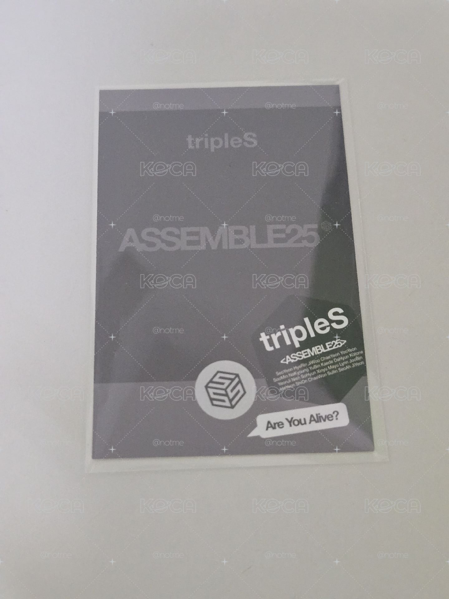 assemble25 mv造型特典卡 S13