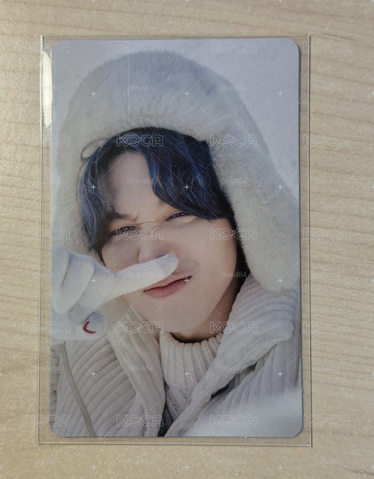 BTS JIMIN 2021 冬寫 雙面卡