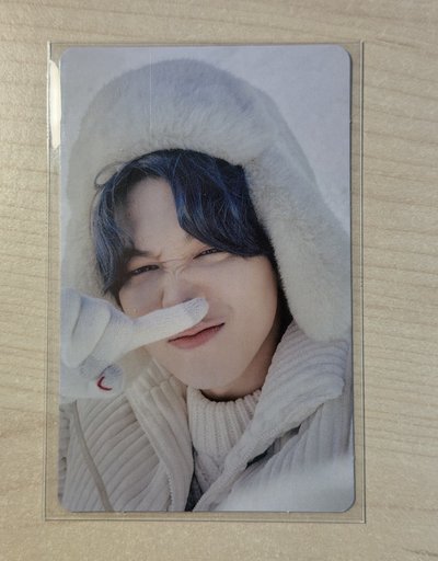 BTS JIMIN 2021 冬寫 雙面卡