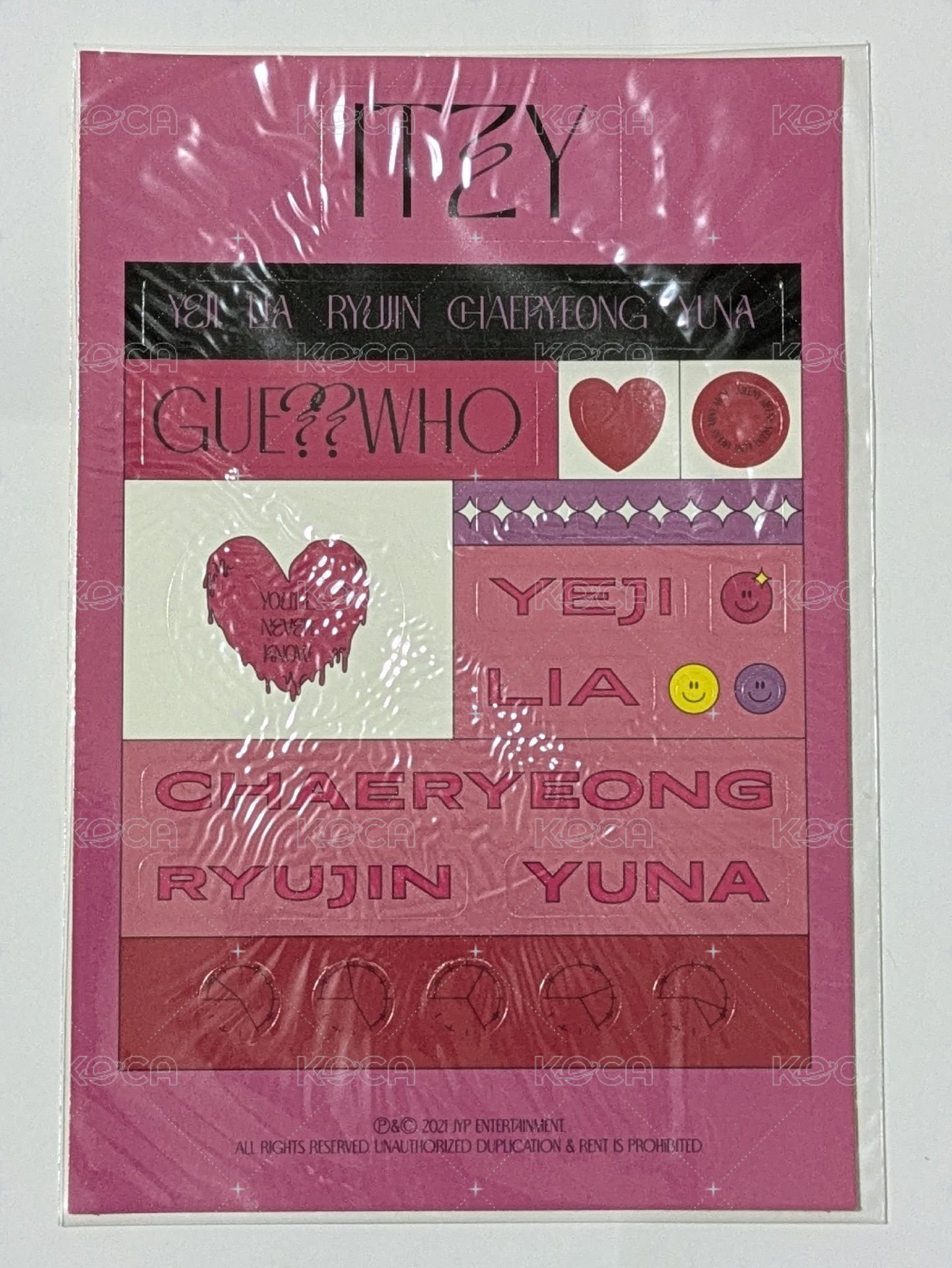 G. 貼紙（粉）
