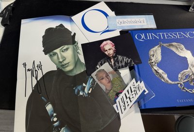Taeyang 太陽 Quintessence 親簽專 藍色現貨