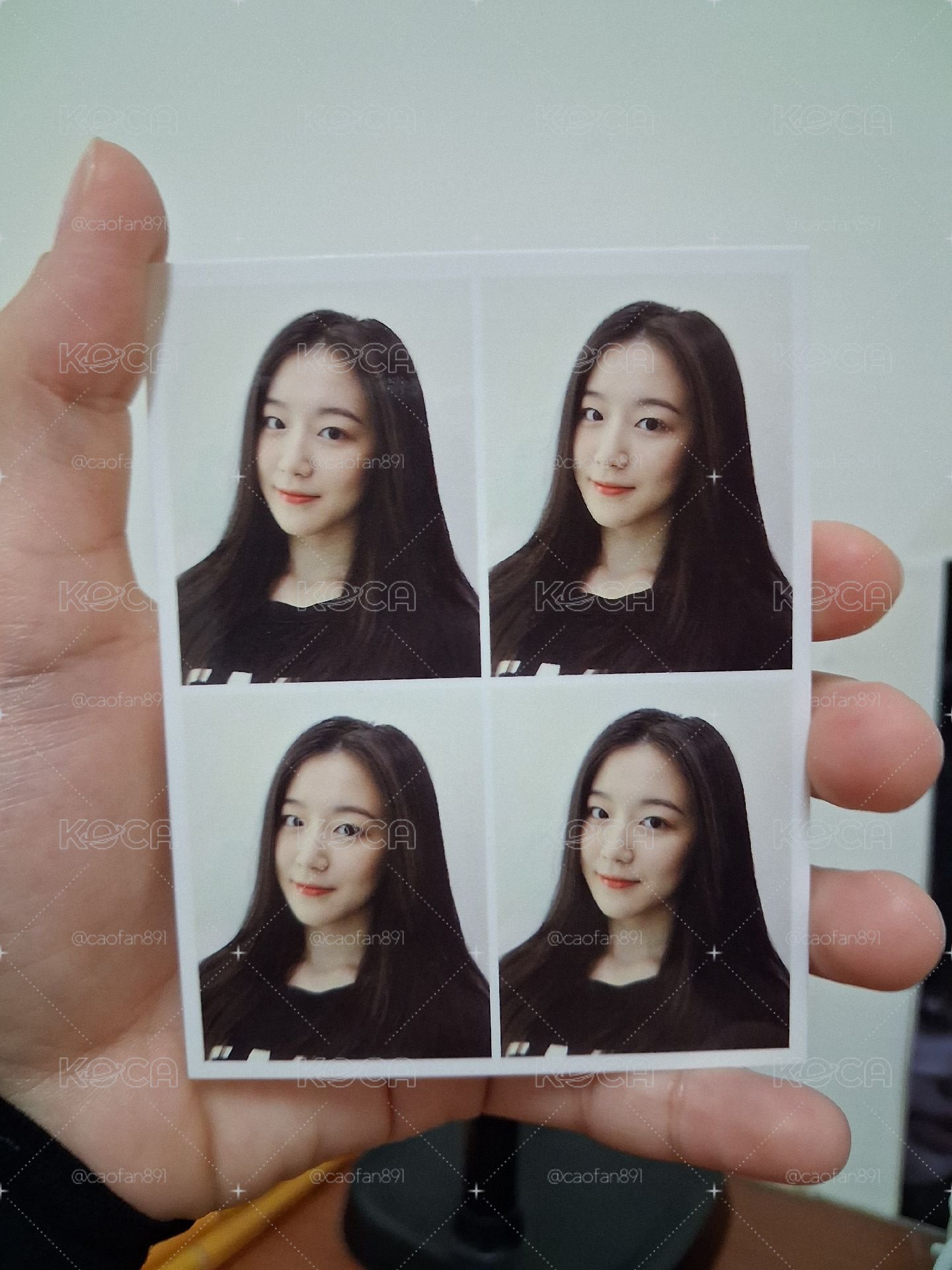 I AM 專輯卡 四宮格證件照 刷