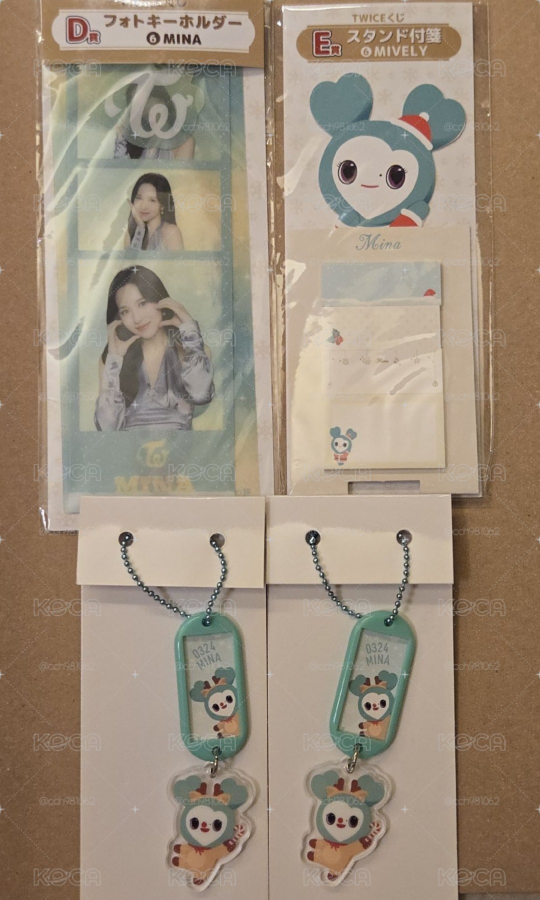 TWICE 全家一番賞Mina D、E賞