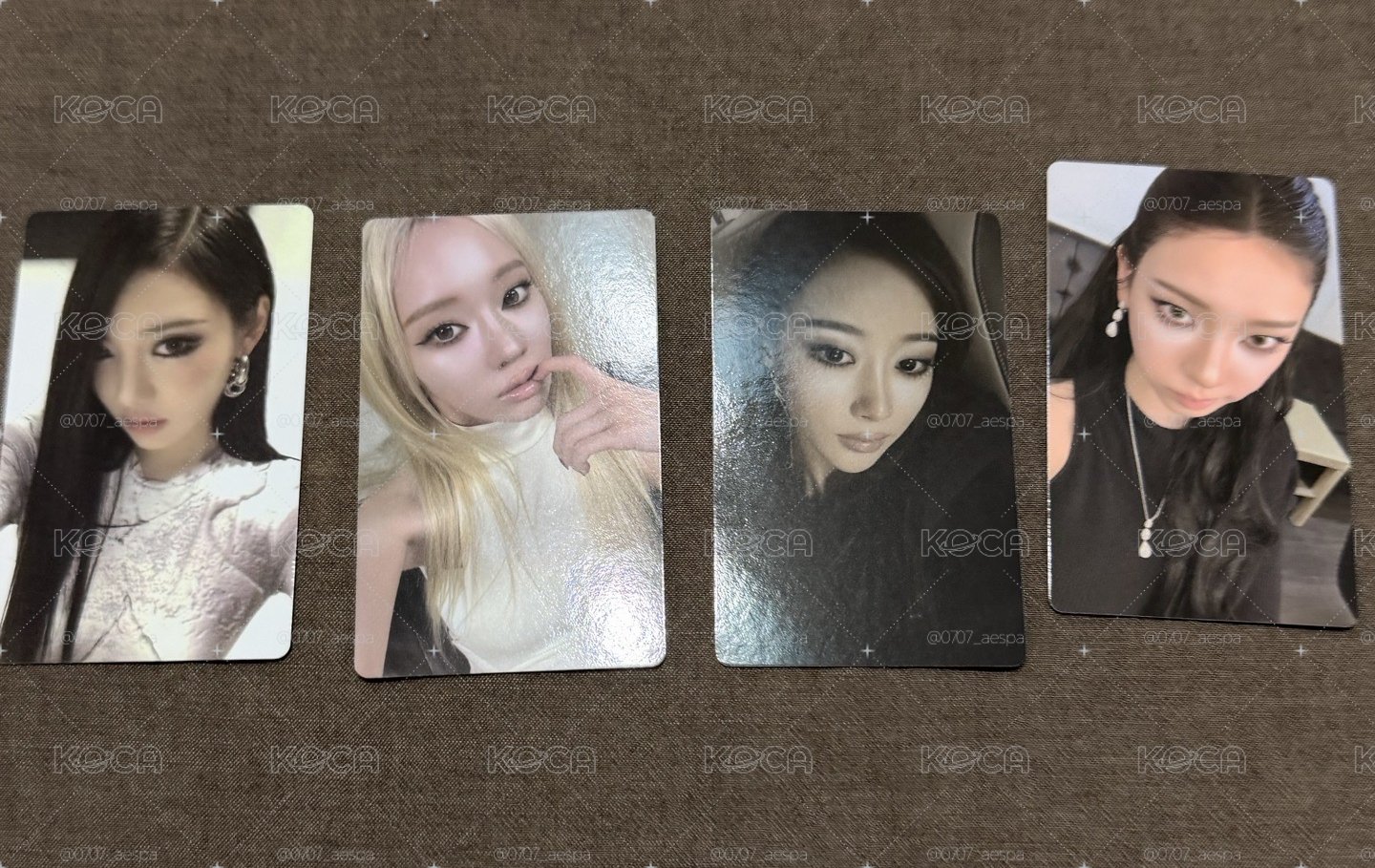 aespa weverse 特典卡