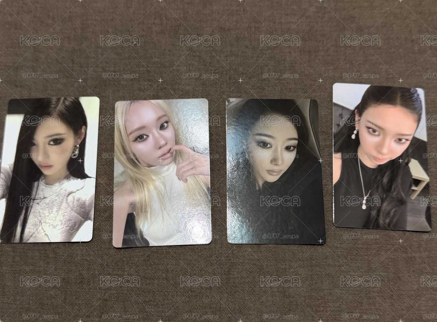 aespa weverse 特典卡 柚