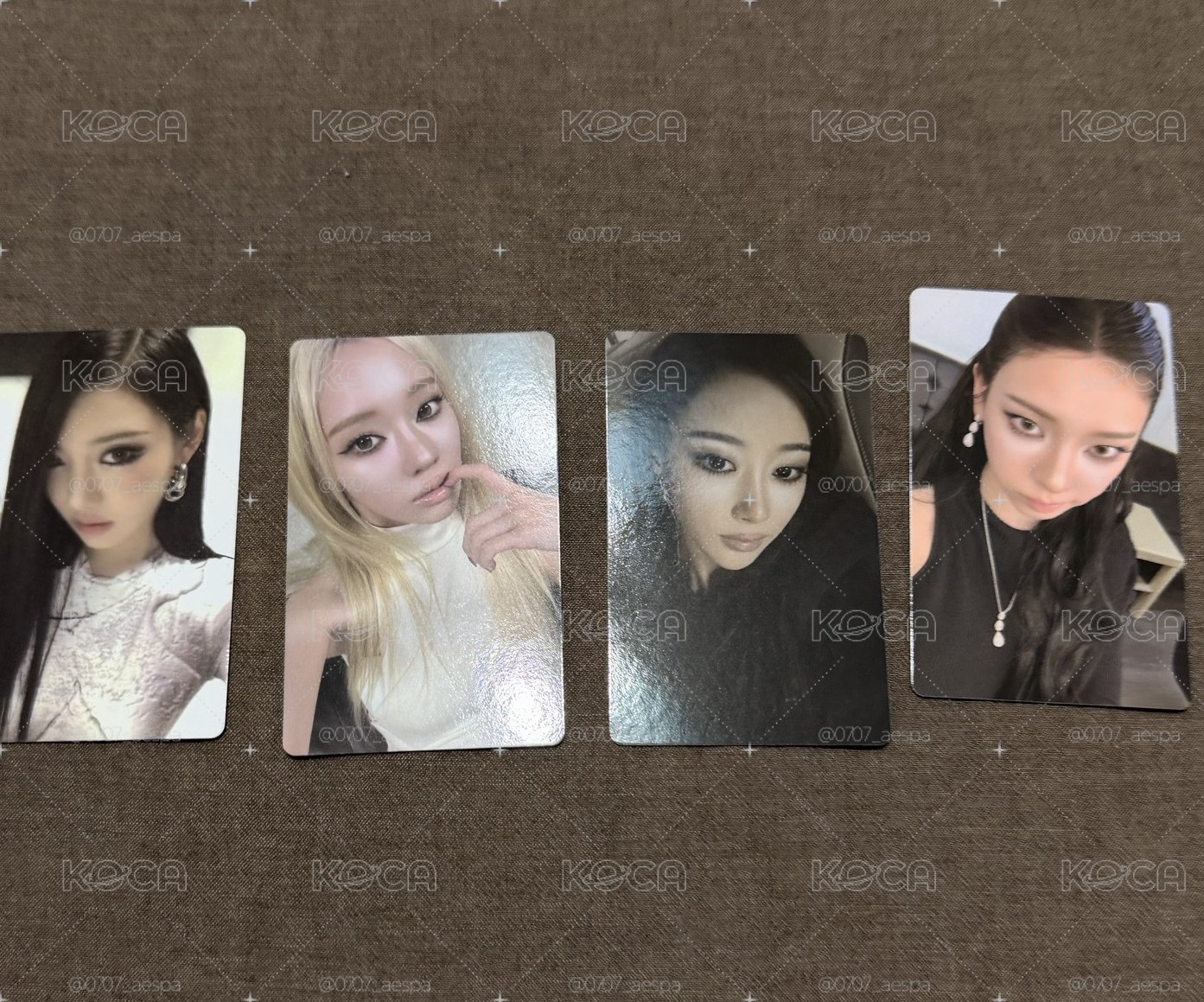 aespa weverse 特典卡