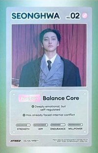 GH5 PB 專輯卡 DIARY ver. Character Card