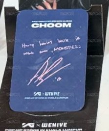 춤 (CHOOM) 吉隆坡快閃 滿額卡  背面