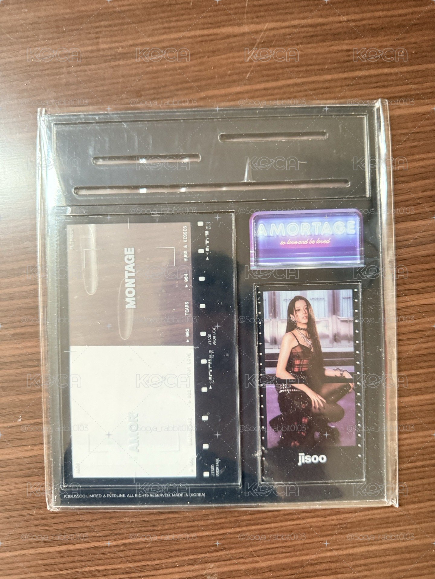 Jisoo AMORTAGE 壓克力立牌