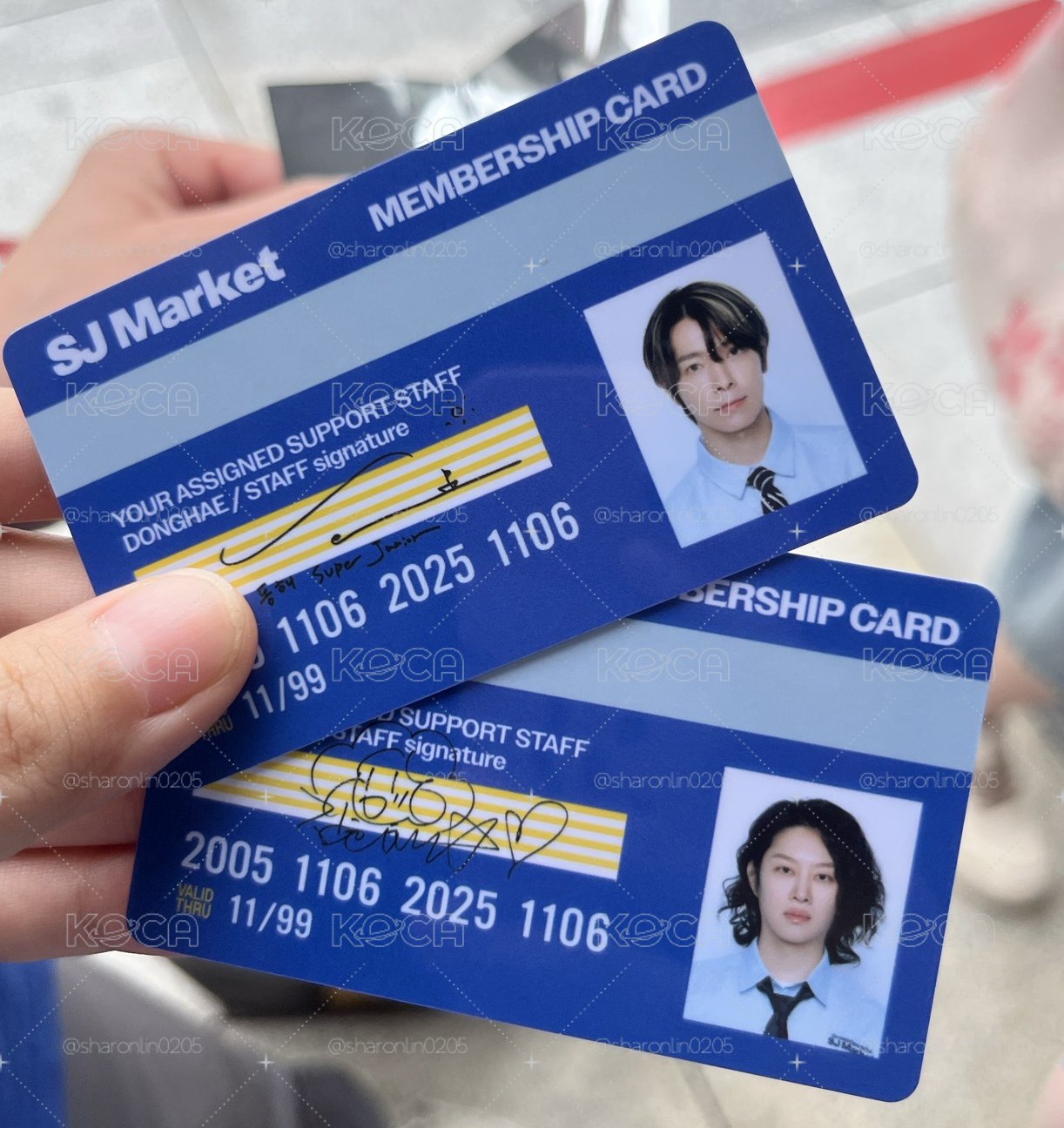 SJ MARKET 入場卡 希澈