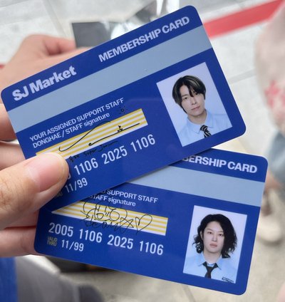 SJ MARKET 入場卡 希澈