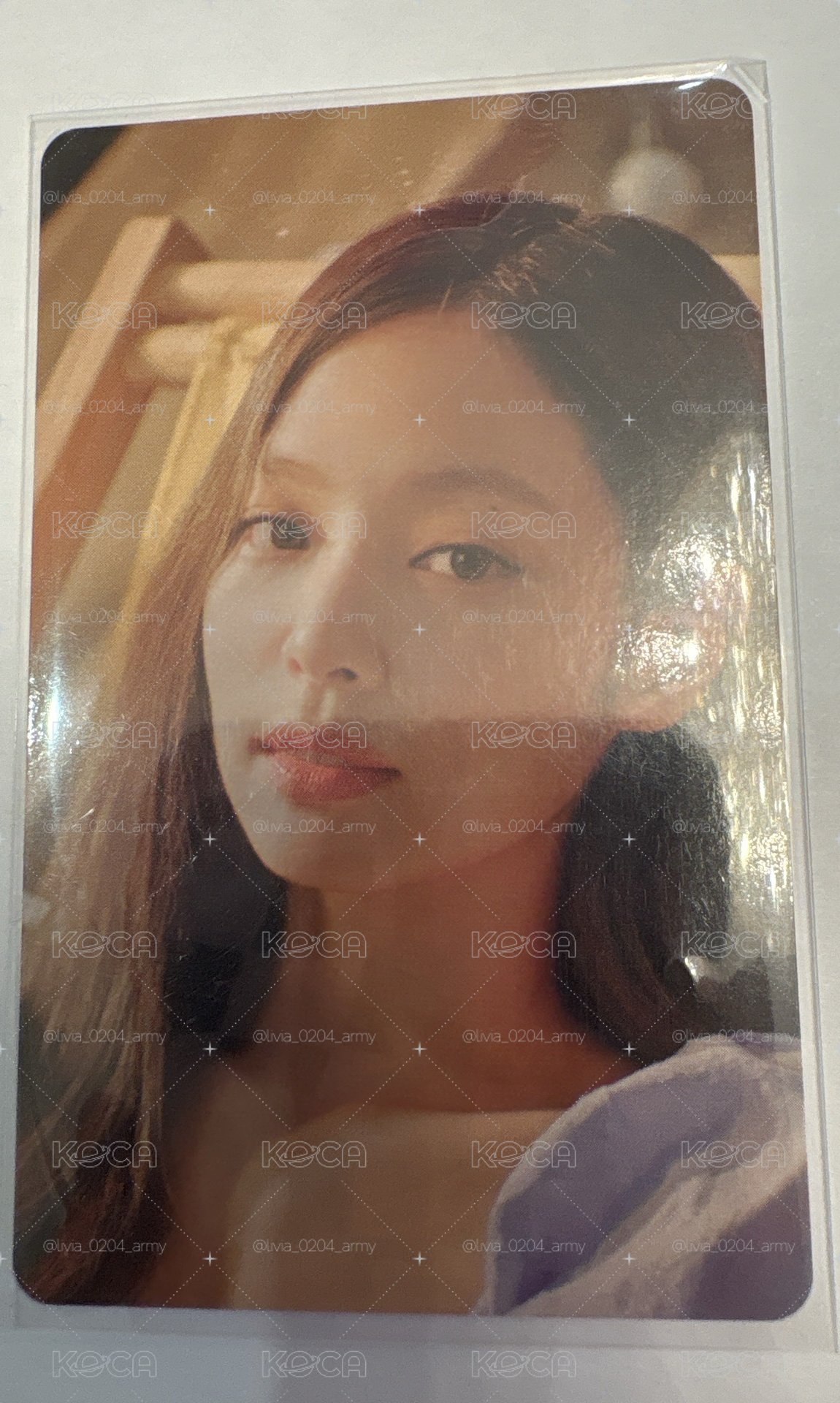 Blackpink Jennie官拍小卡