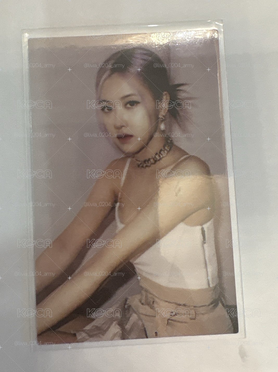 Blackpink rosé小卡