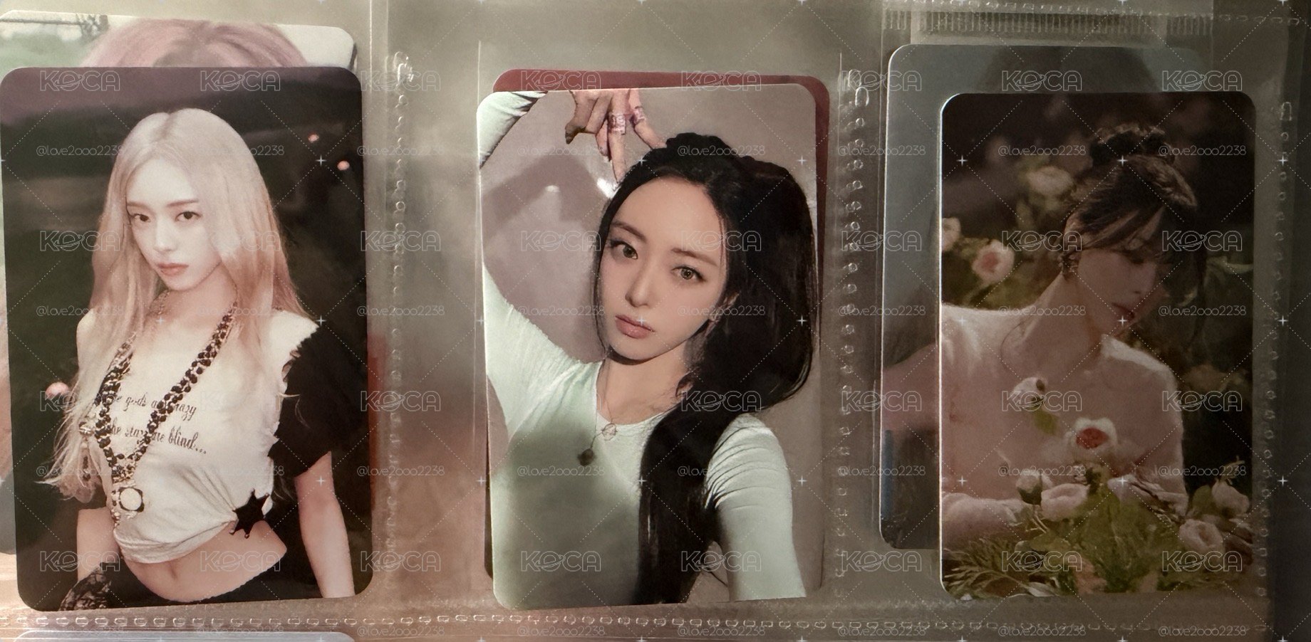 yuna小卡3張