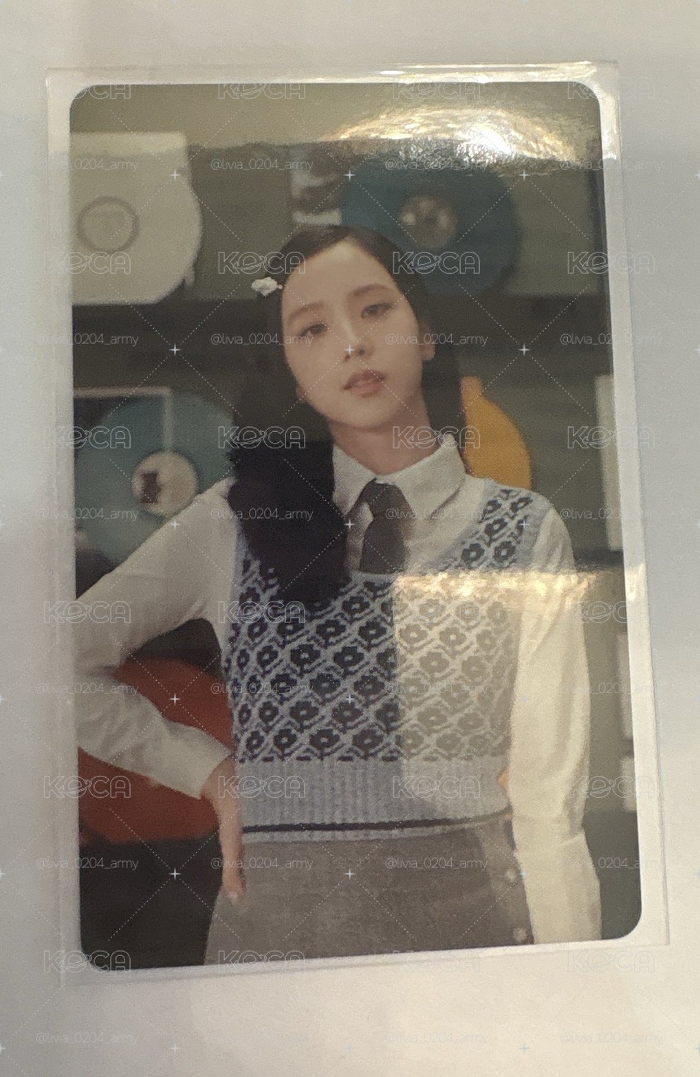 Blackpink jisoo官拍小卡