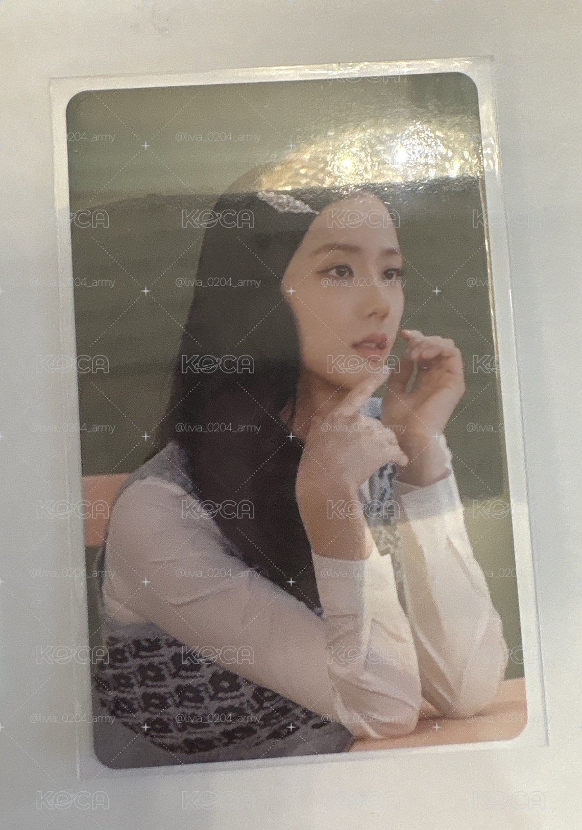 Blackpink jisoo官拍小卡