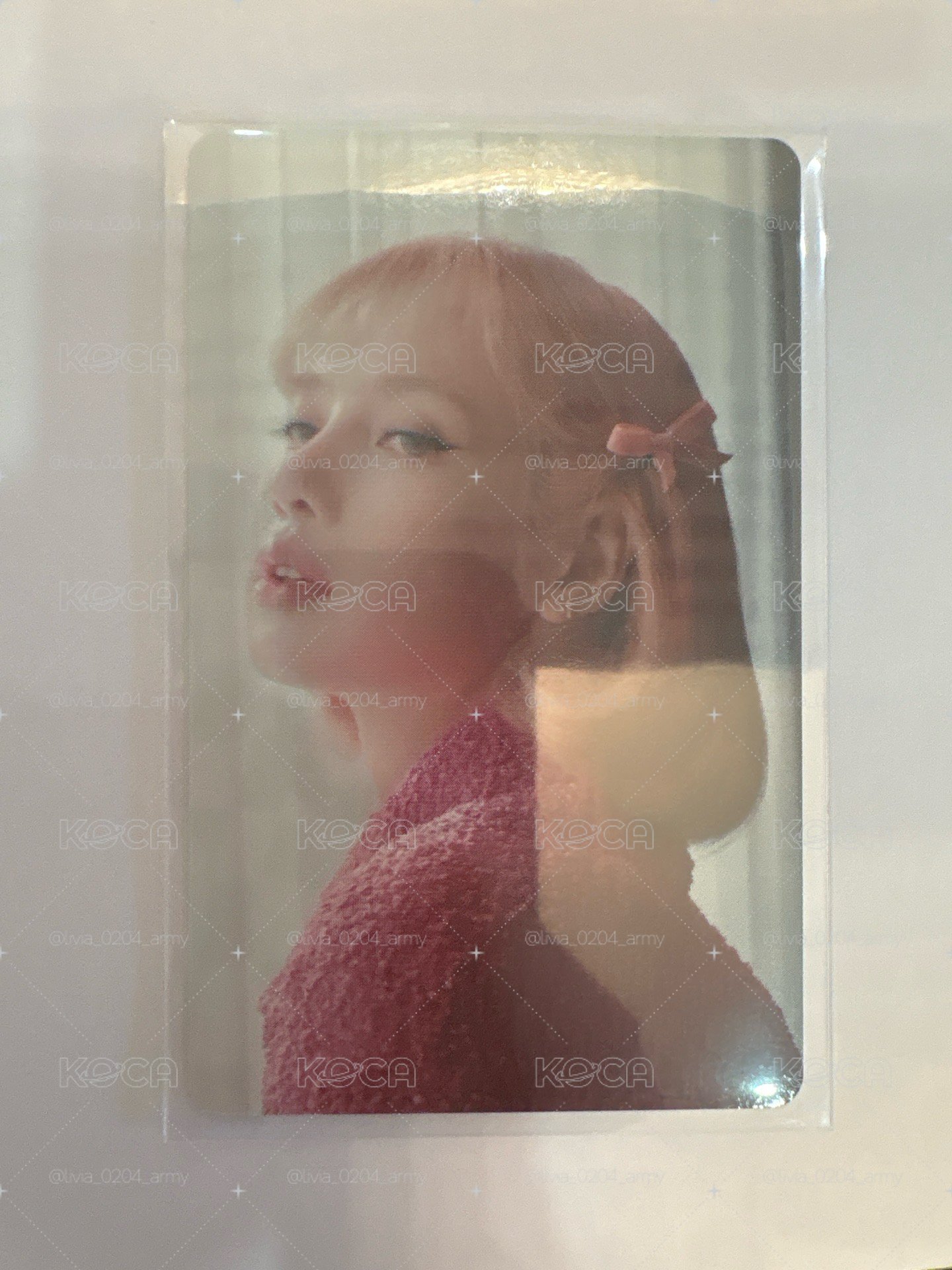 Blackpink Lisa官拍小卡
