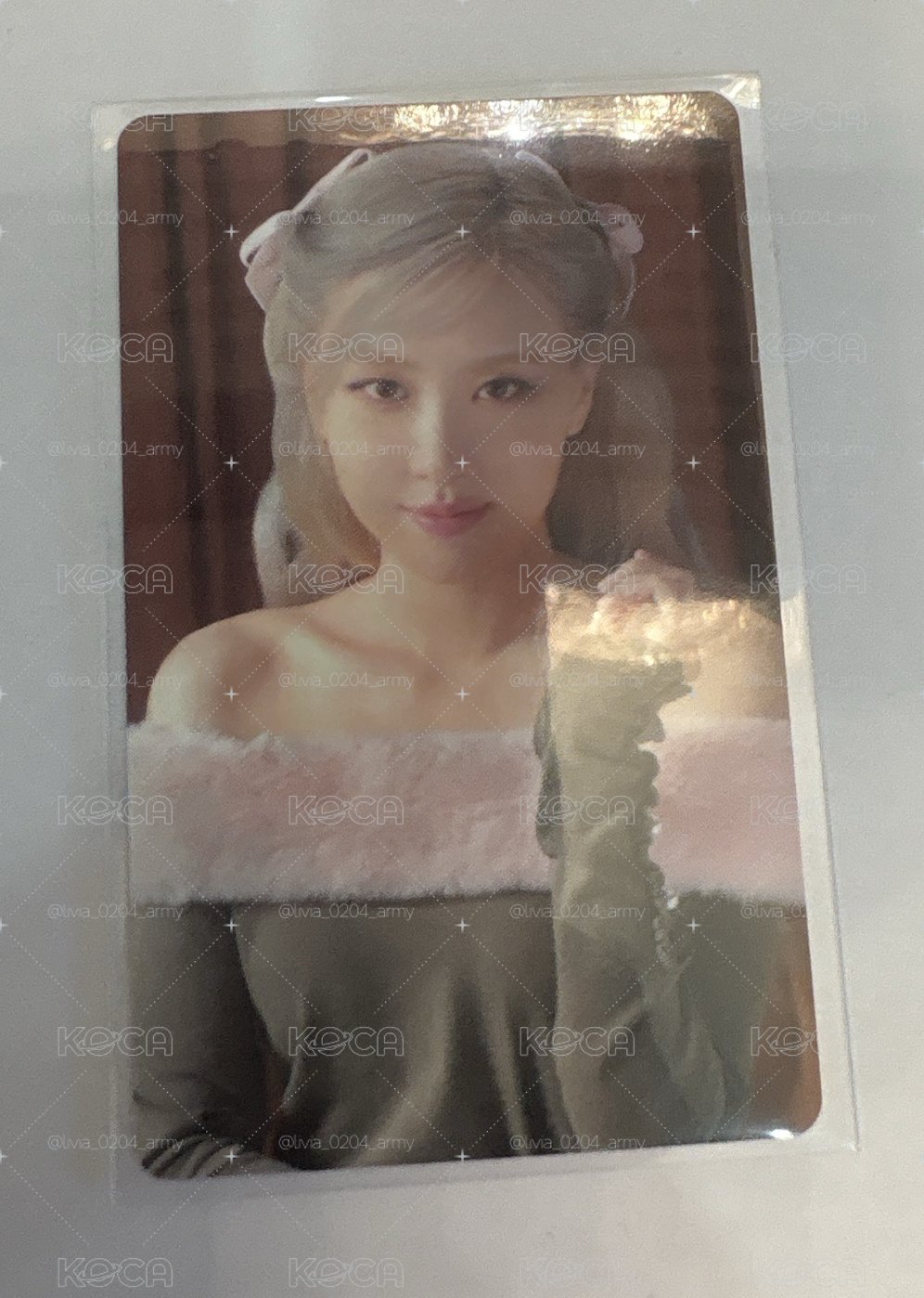 Blackpink rosé官拍小卡