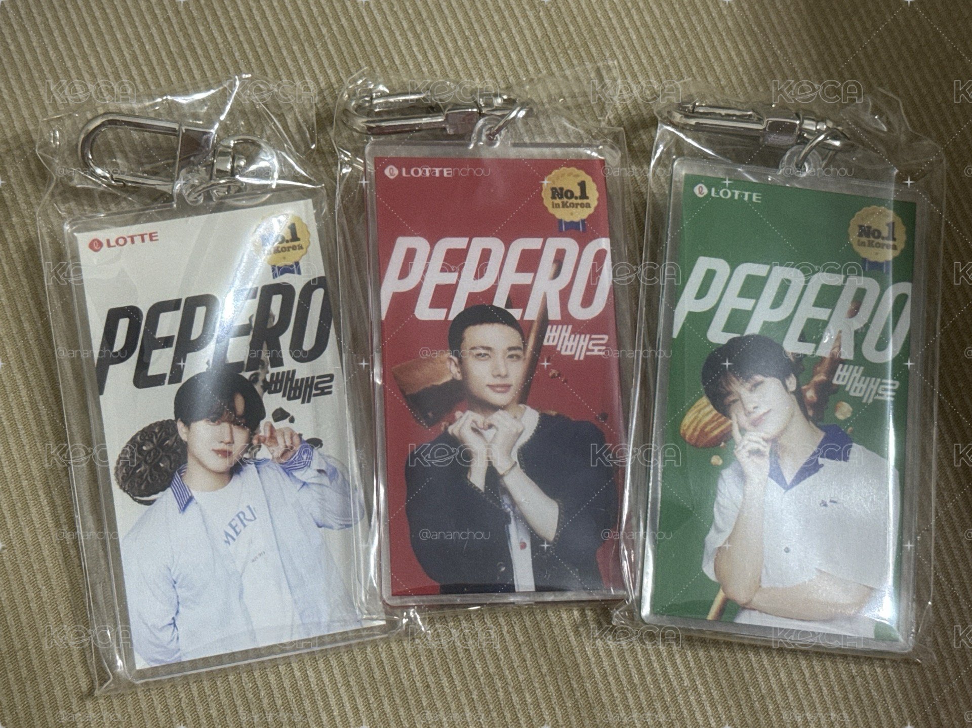 Pepero吊飾 彬辰寅