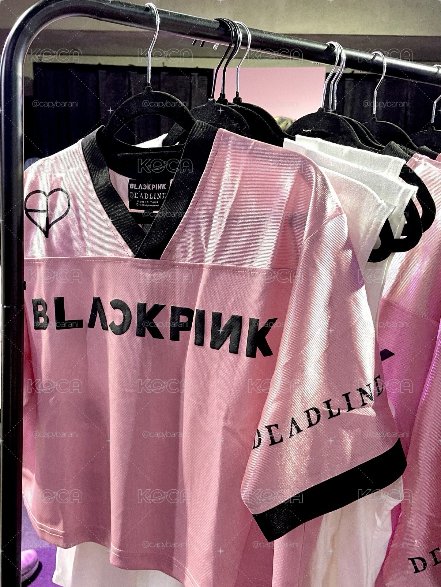 BLACKPINK 3巡 棒球短版T 高雄限定粉色 S