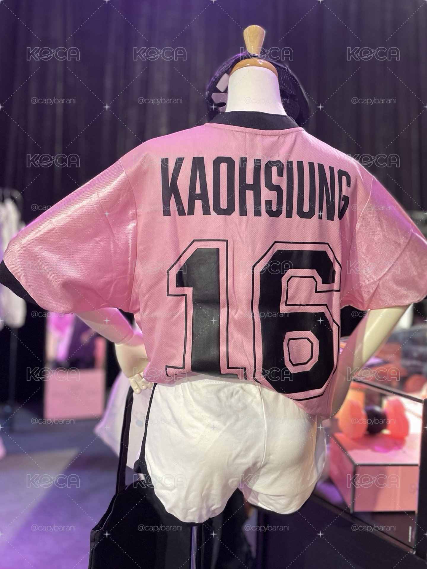 BLACKPINK 3巡 棒球短版T 高雄限定粉色 S