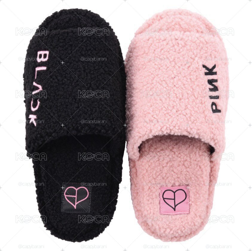 BLACKPINK 3巡 日本 毛毛拖鞋