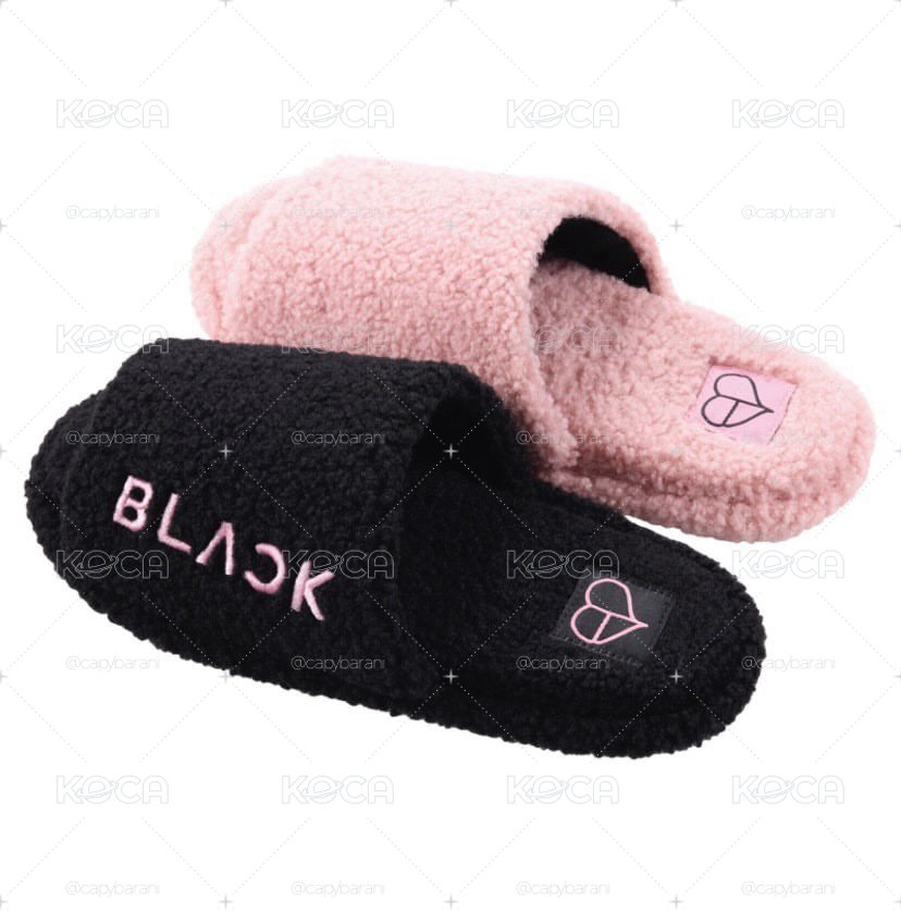 BLACKPINK 3巡 日本 毛毛拖鞋