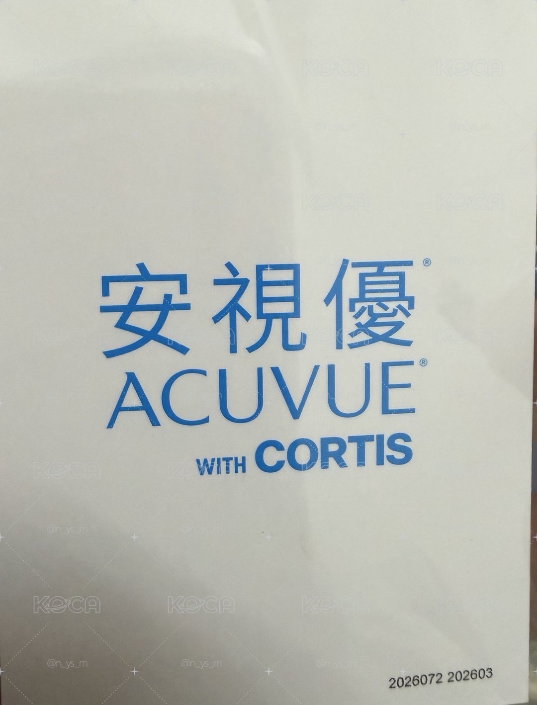 CORTIS x Acuvue 嬌生隱眼卡