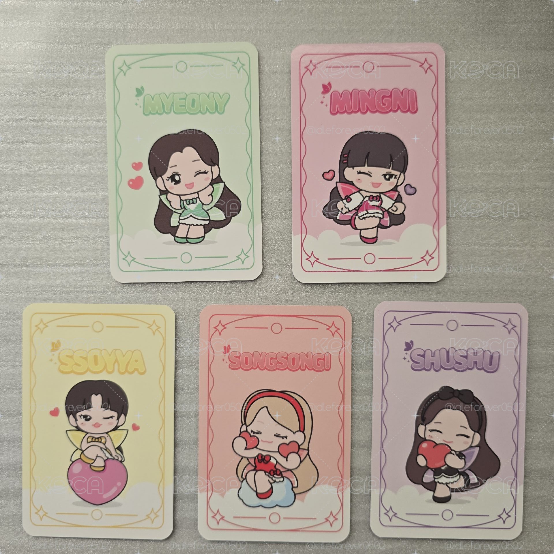 i-dle nanadle快閃店 六周年 飲料卡
