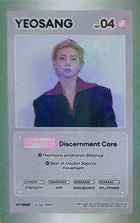 GH5 PB 專輯卡 DIARY ver. Character Card