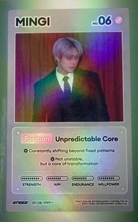 GH5 PB 專輯卡 DIARY ver. Character Card
