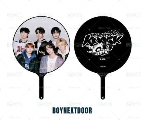 全新現貨 BOYNEXTDOOR [KNOCK ON Vol.1 IN JAPAN] 團體大扇