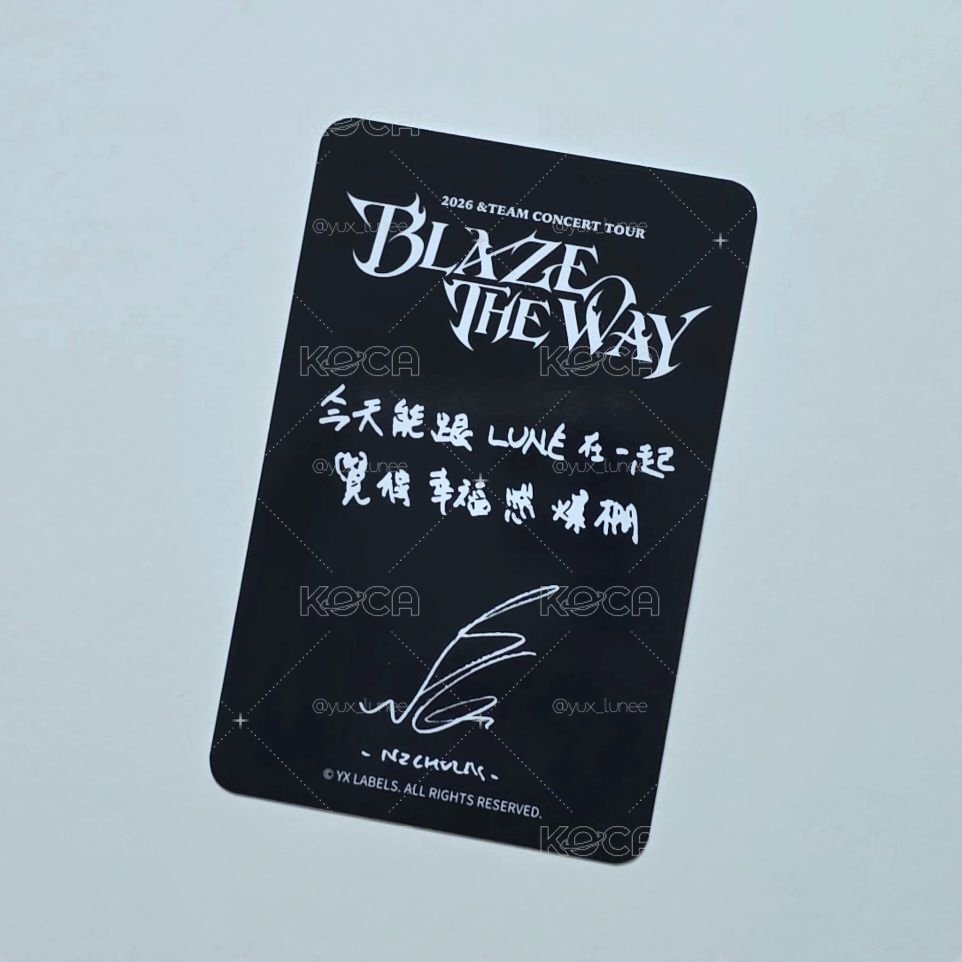 BLAZE THE WAY 台北場 NICHOLAS綜卡