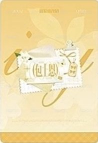 窈窈有期 線下開機應援 周邊卡  背面