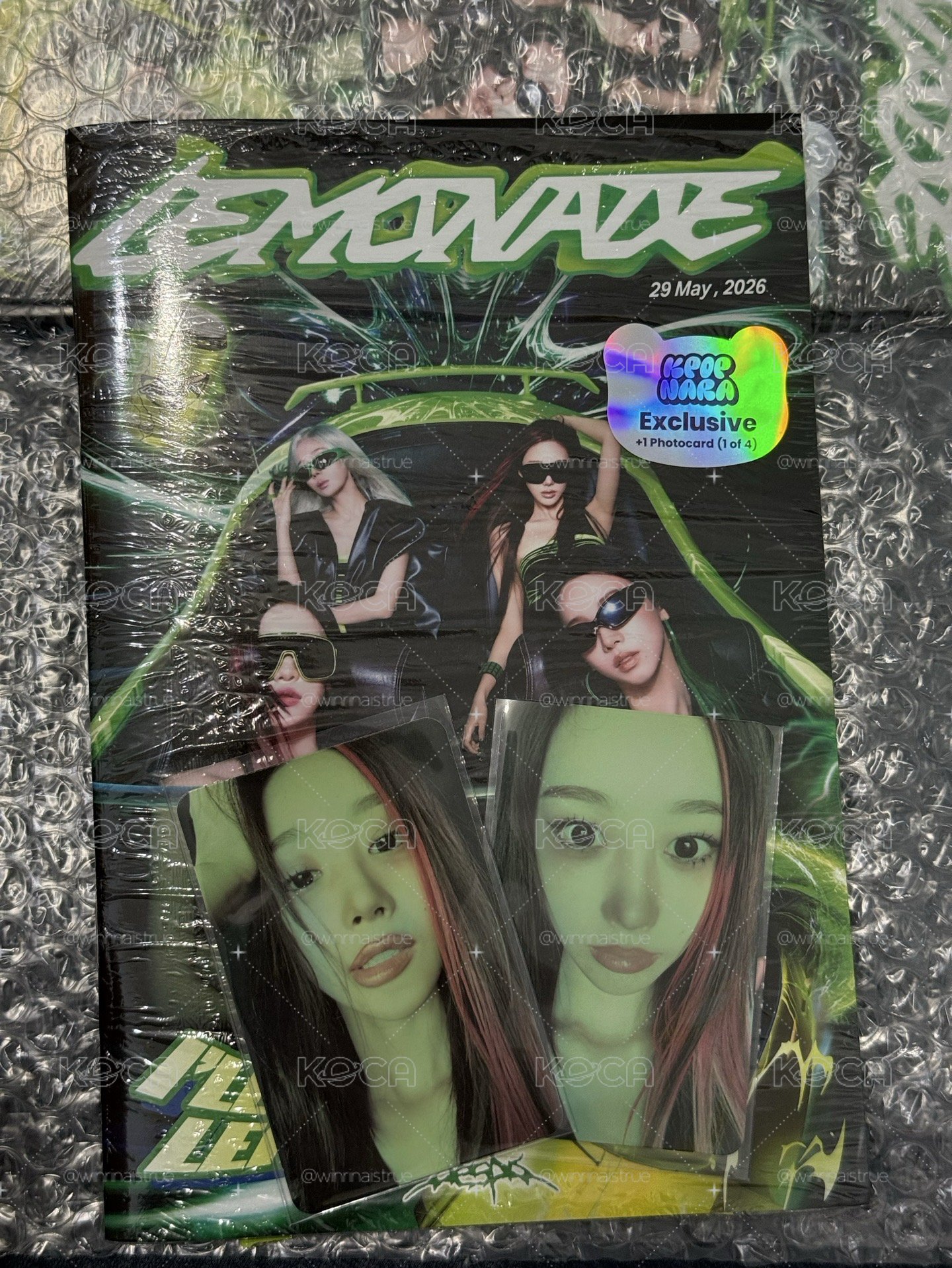 LEMONADE Kpop Nara 特典吉、專卡吉