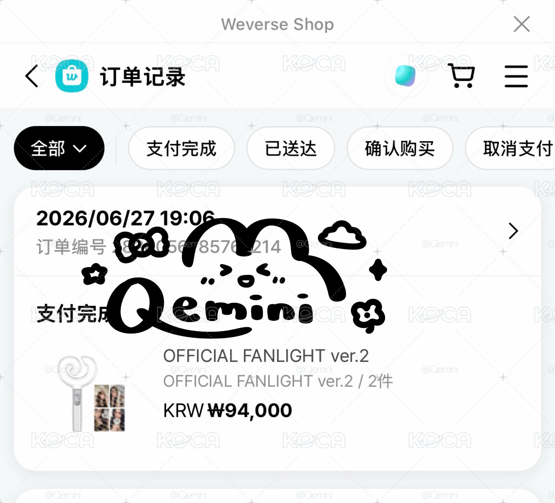 aespa 手燈 湊wvs免運