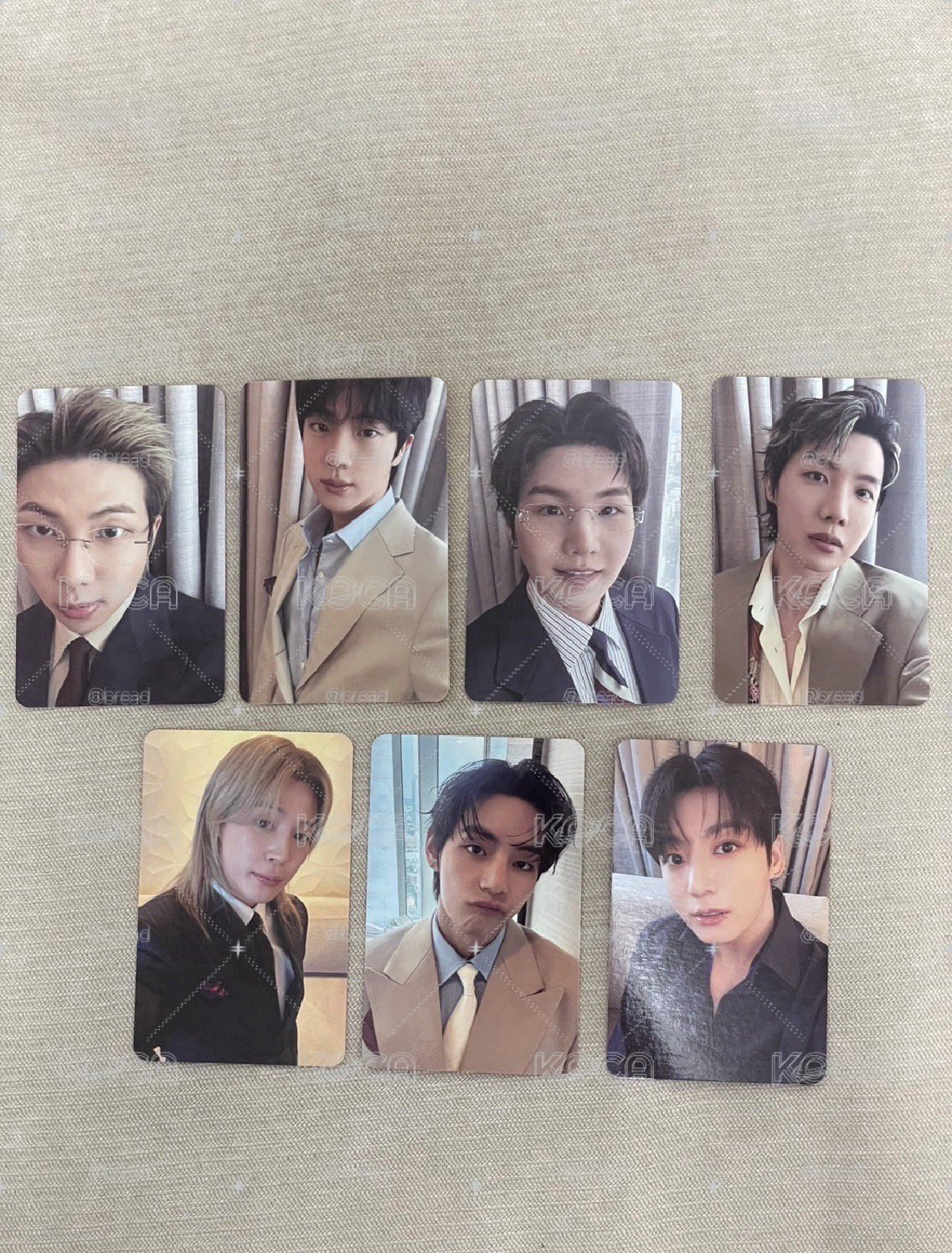 bts釜山粽卡一套