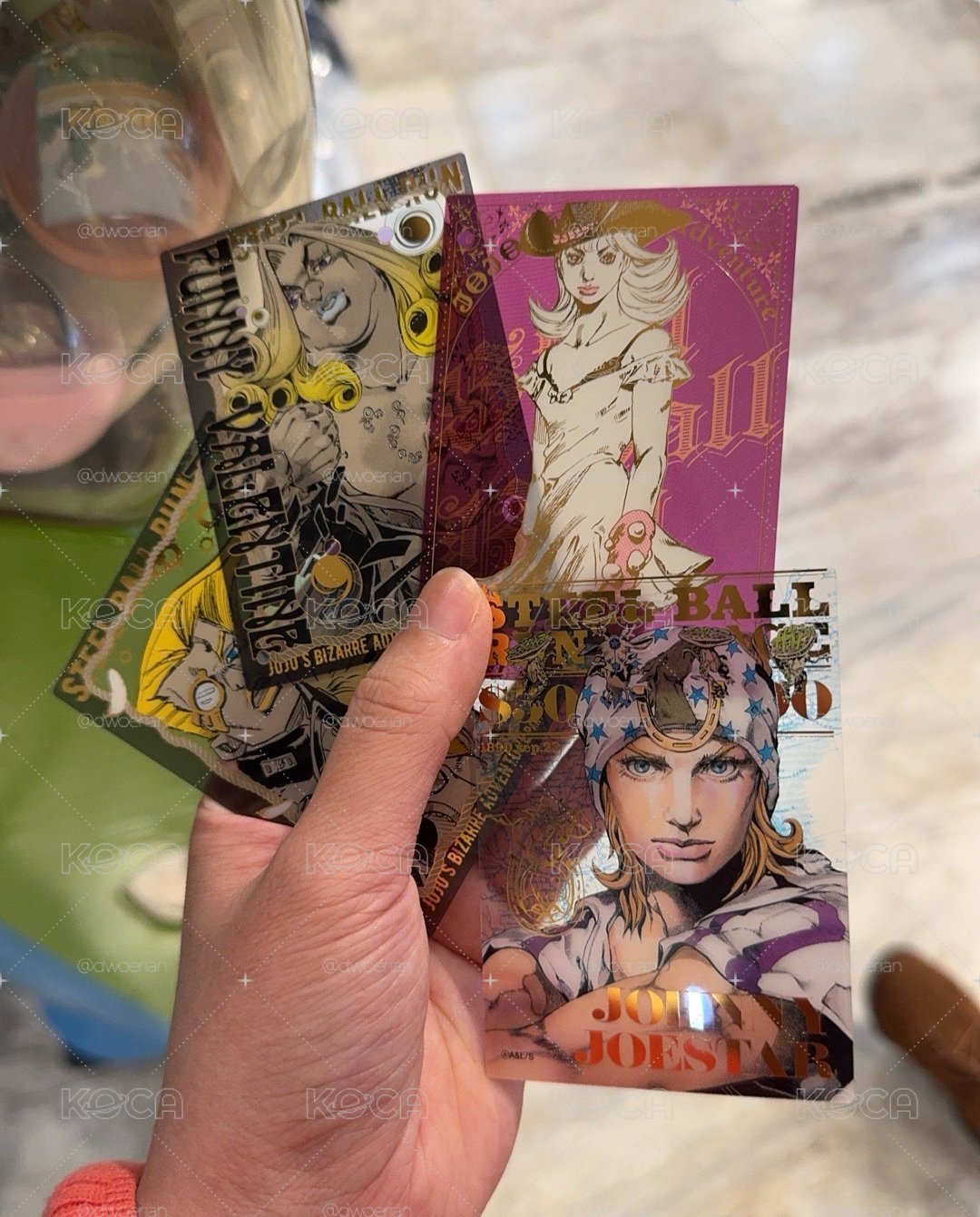 jojo原畫展隨機透卡