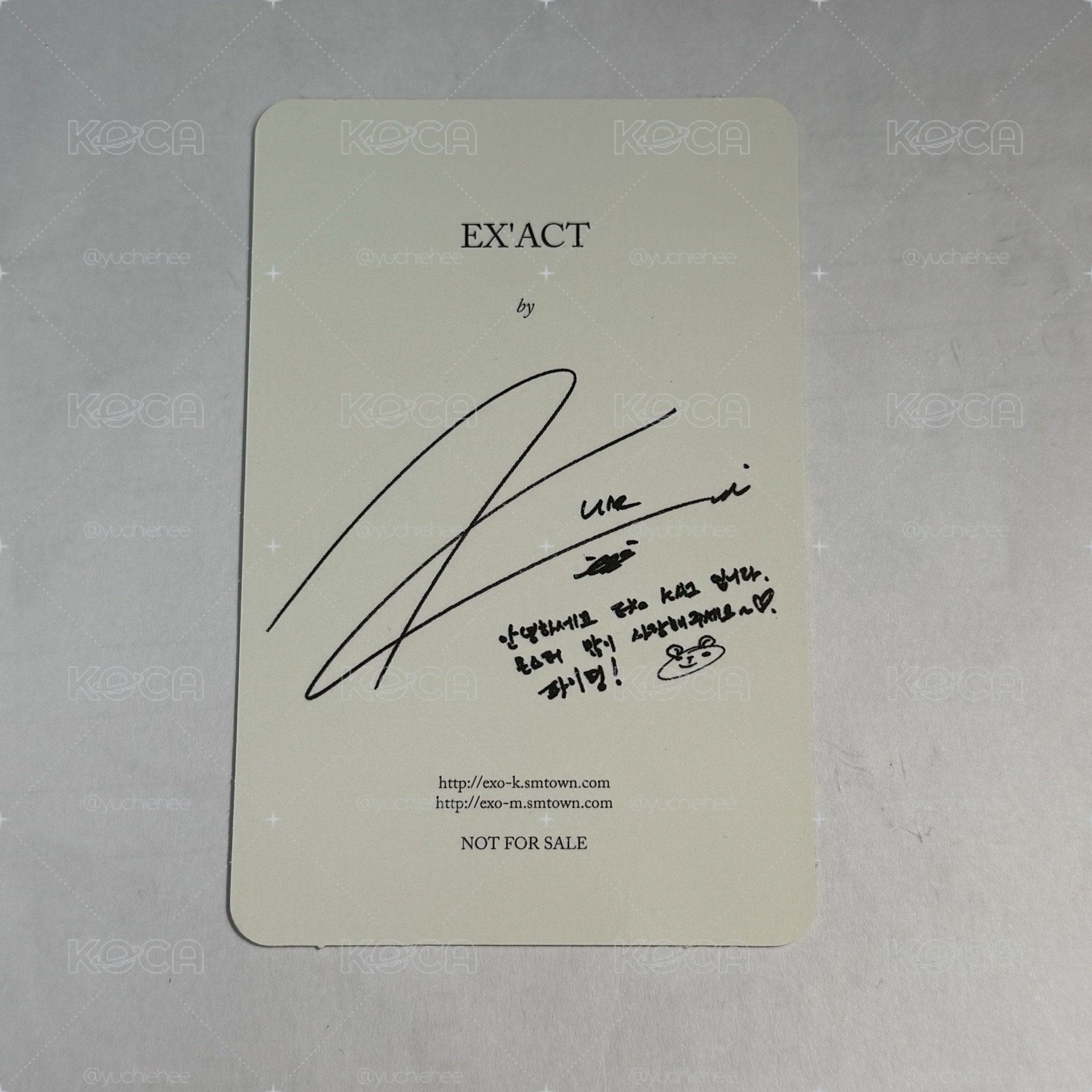 EXO Kai EX’ACT 專輯卡