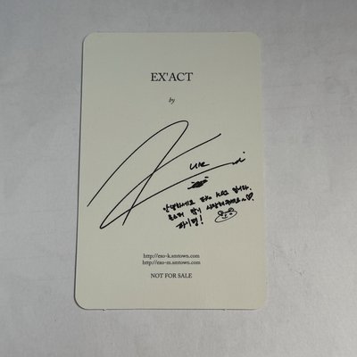 EXO Kai EX’ACT 專輯卡