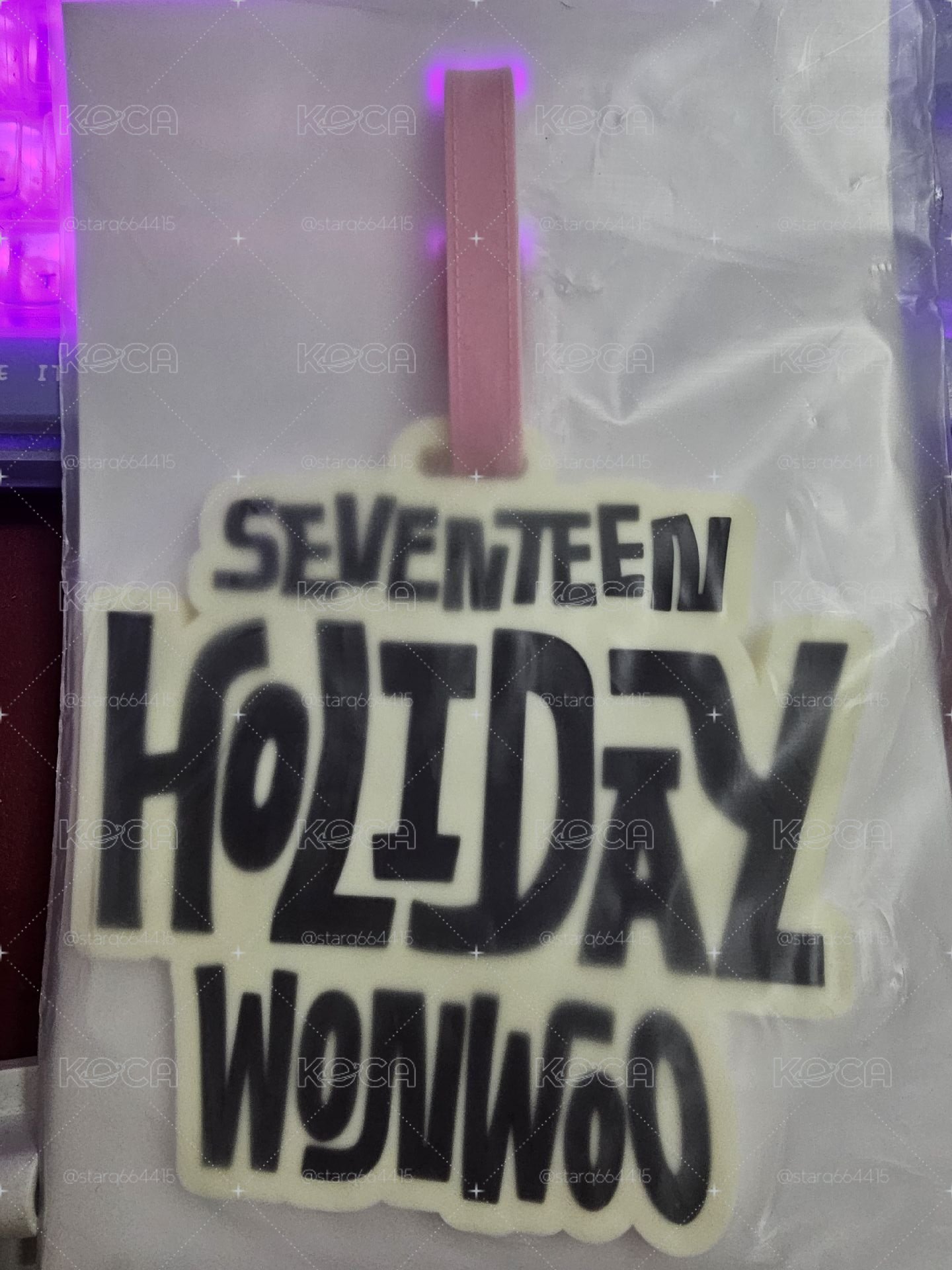 SEVENTEEN HOLIDAY 行李吊牌