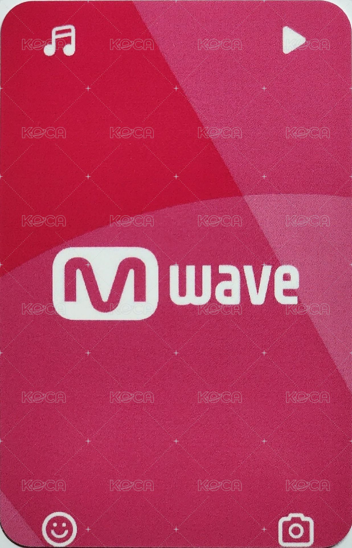 迷你五專 MWAVE 特典卡 簽專特典 背面