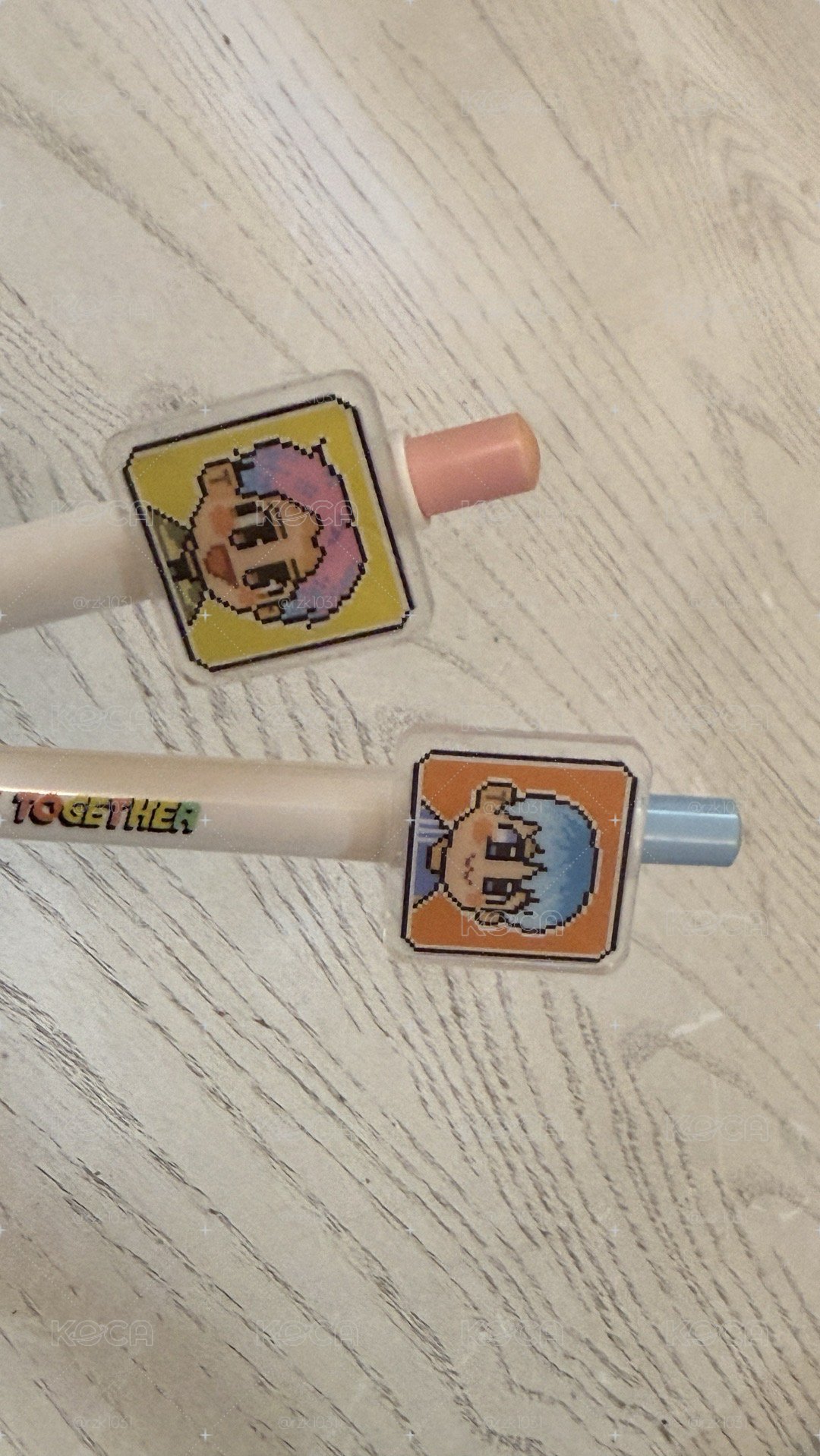 迷三彬竣原子筆 壓克力膜未撕